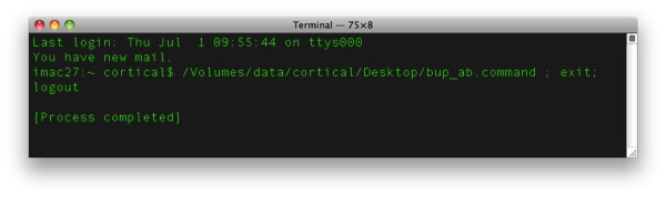 terminal result exected .command shell terminal result exected .command shell