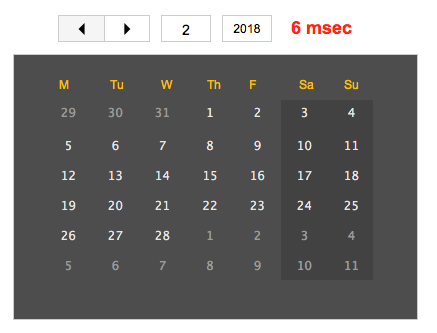 FileMaker button-bar date picker - one month filemaker month date picker